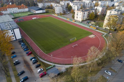 Stadion przy ul. Warchalskiego, Ostrów Mazowiecka 2020-2021r.