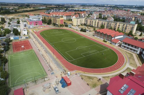 Stadion Lekkoatletyczny przy Szkole Podstawowej, Przecław 2017 r.